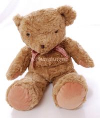 Gymboree Manhattan Toy BROWN Teddy BEAR Stuffed Plush Toy